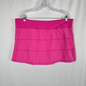 Lululemon Pace Rival Skort Women's 14 Sonic Pink LW8AADT